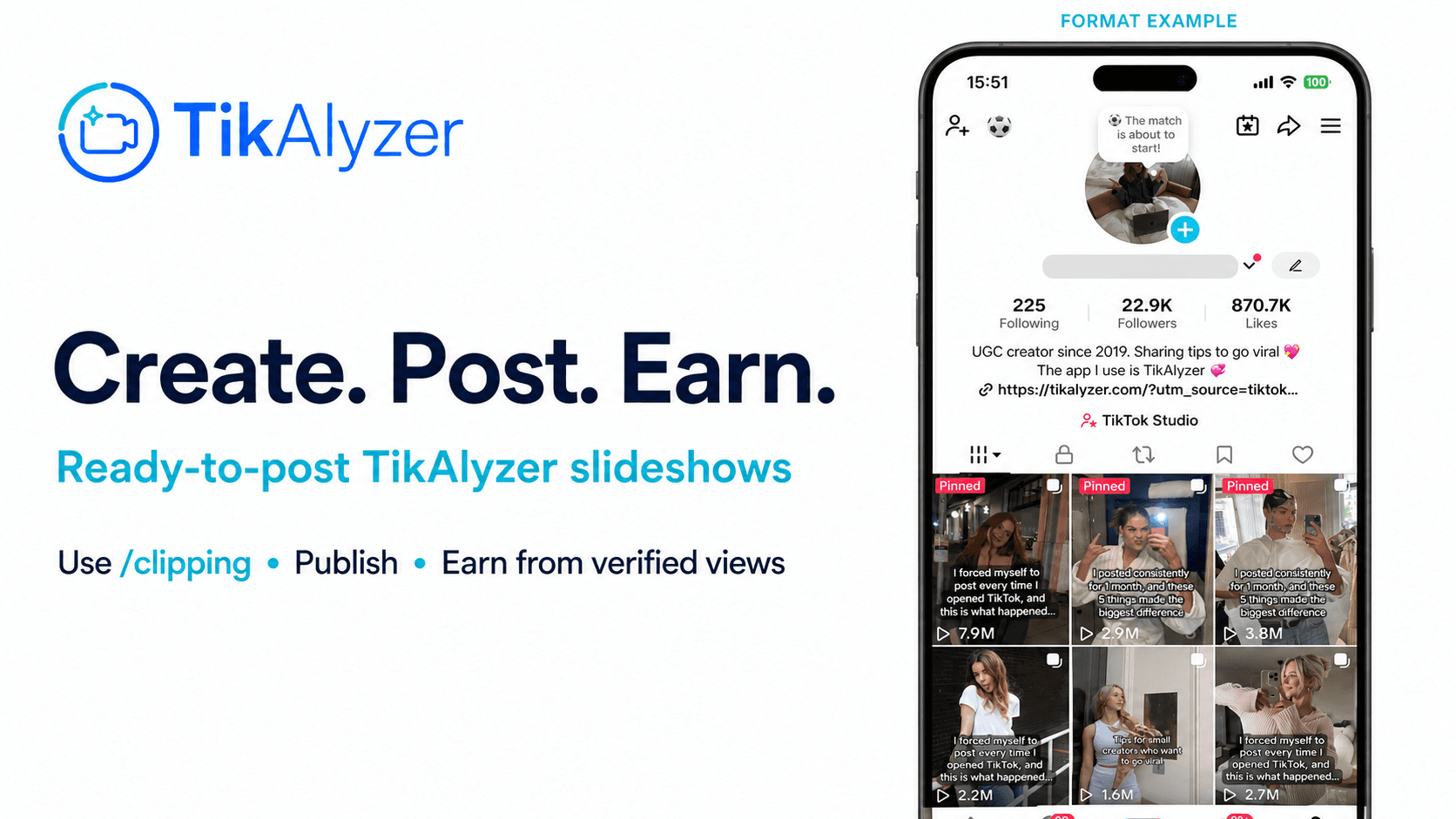 TikAlyzer Slideshow Campaign