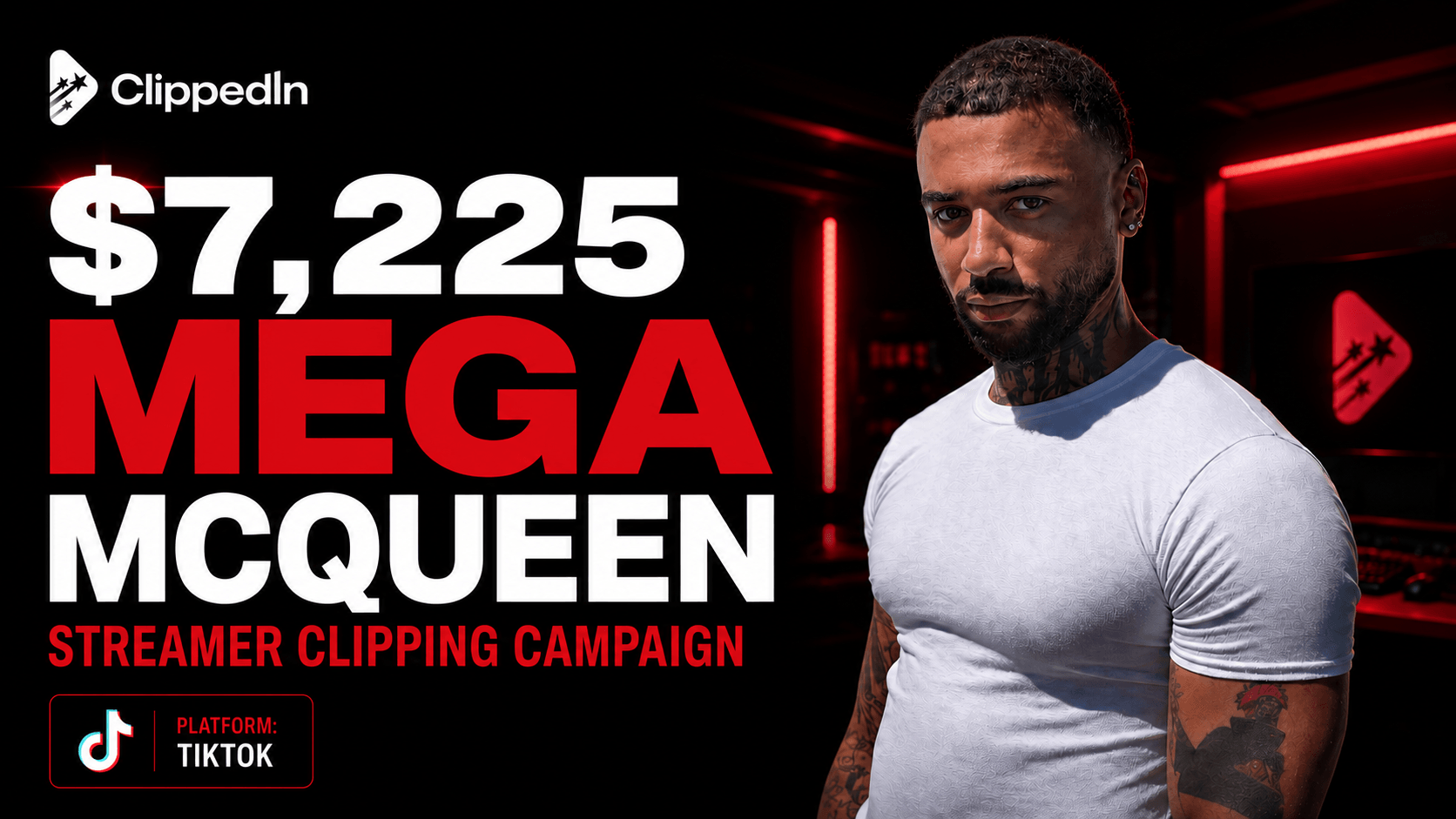$7,225 Mega McQueen Streamer University Campaign