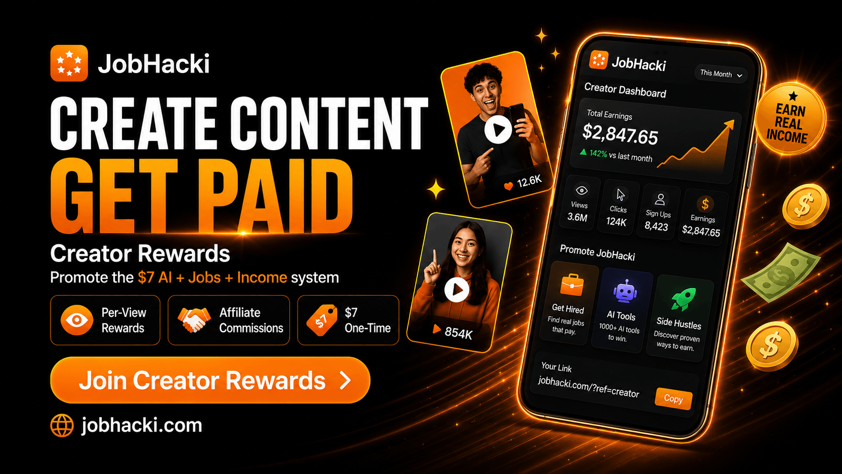 JobHacki Creator Rewards