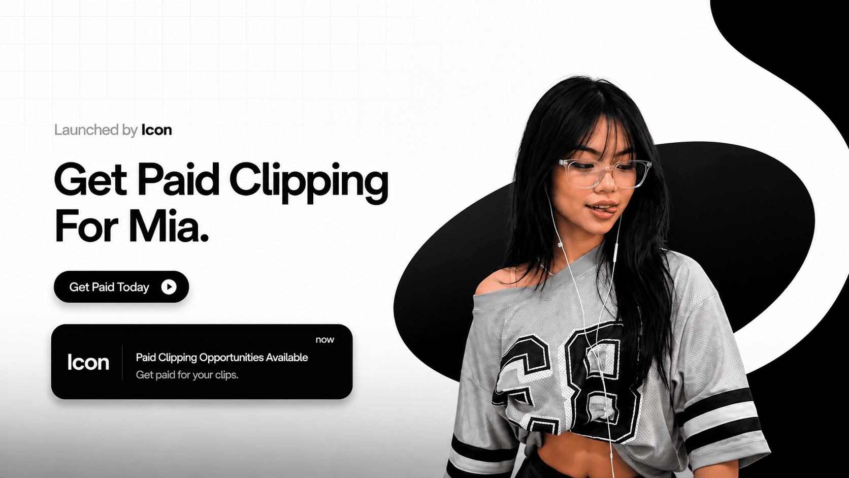 Mia Clipping | 1$ CPM | $2k Budget