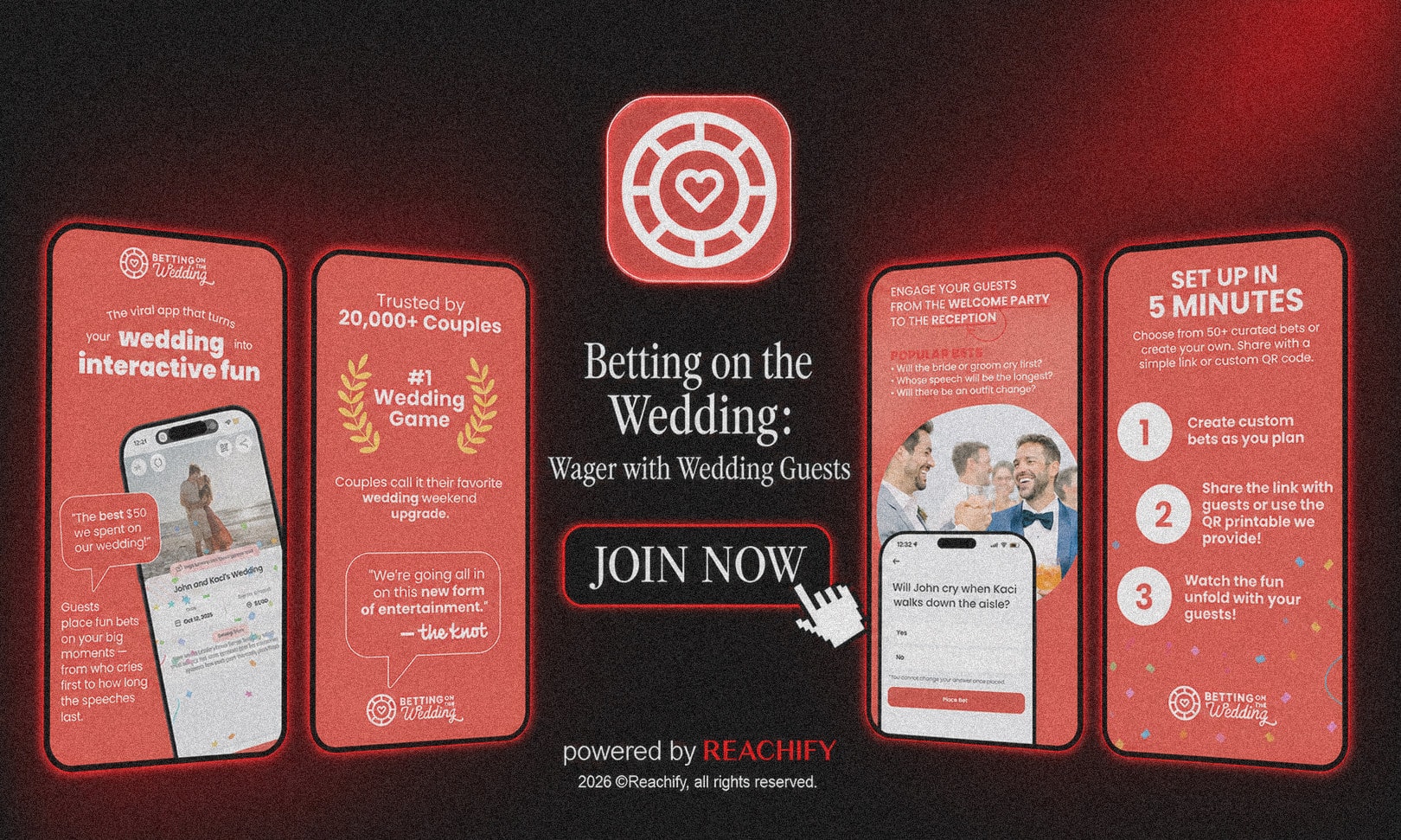 Betting On The Wedding [ENTERTAINMENT]