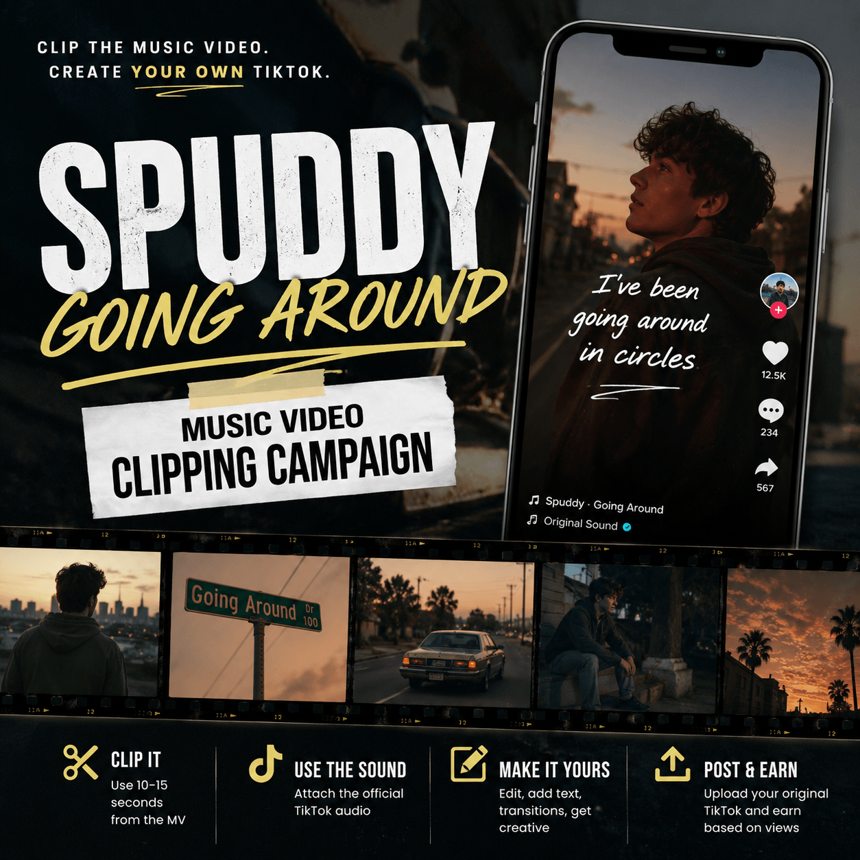 🎬 Clip Spuddy’s “Chasing Us” Music Video