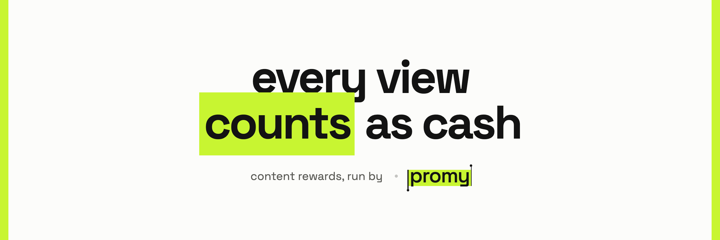 Promy Creator Campaign, Split-Screen UGC