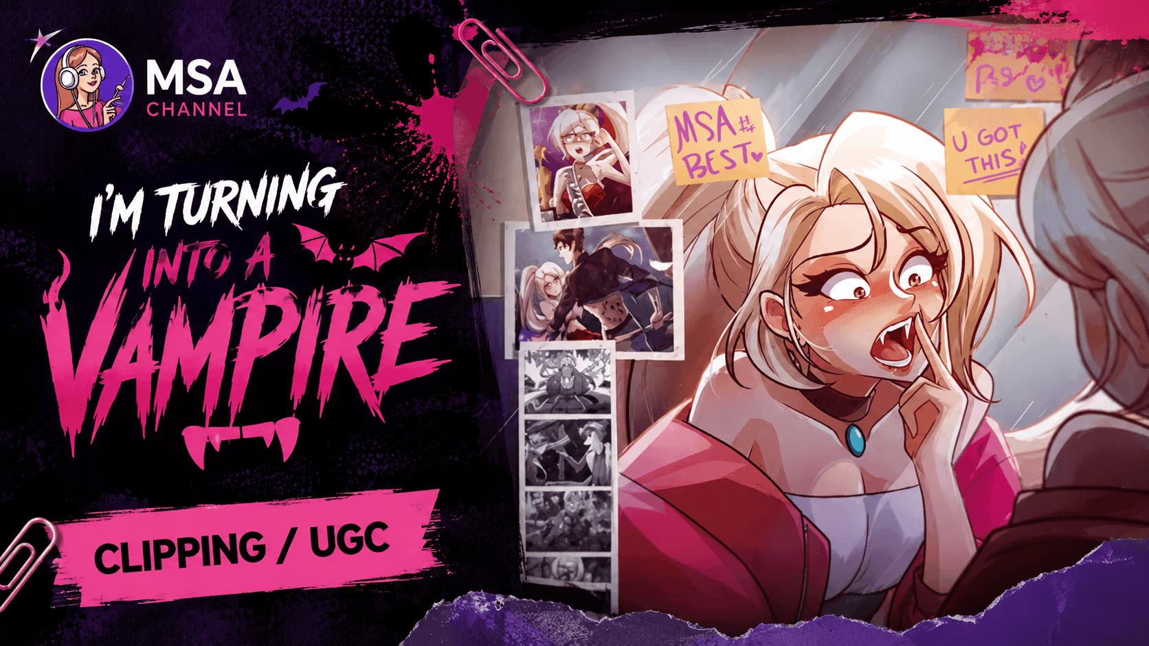 MSA I'm Turning Into A Vampire clipping/UGC