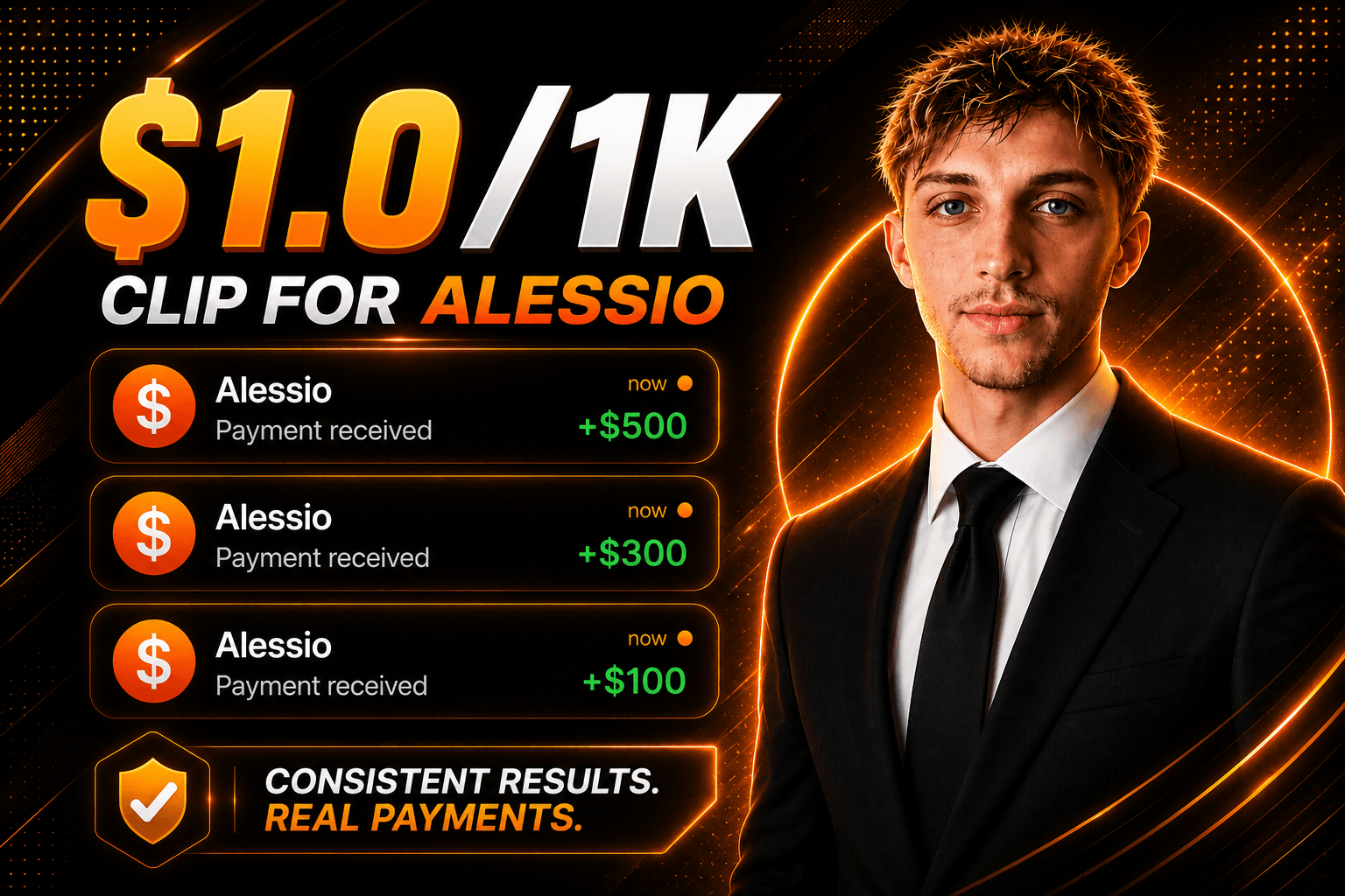 Clip Alessio | Earn $1/1K Views