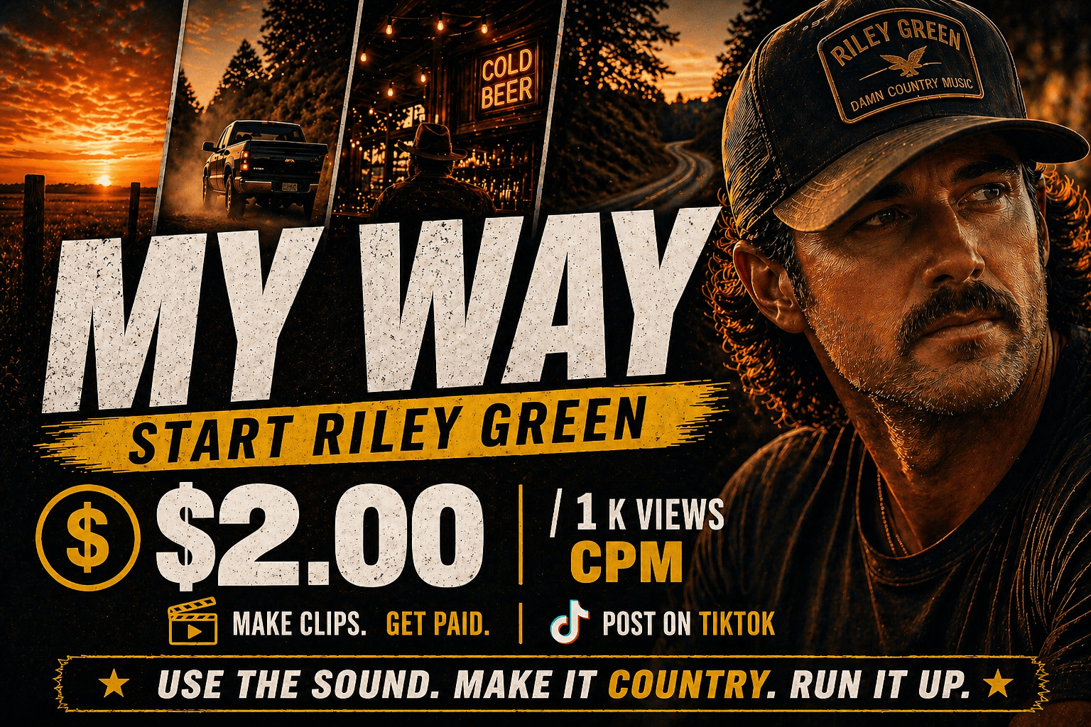 RILEY GREEN 'My Way' | Country Edits