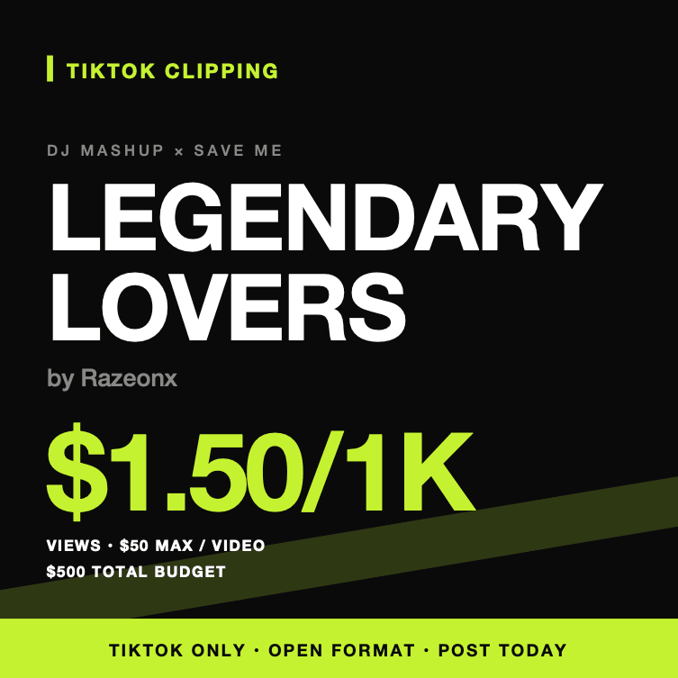 Legendary Lovers x Save Me - Whop TikTok Campaign