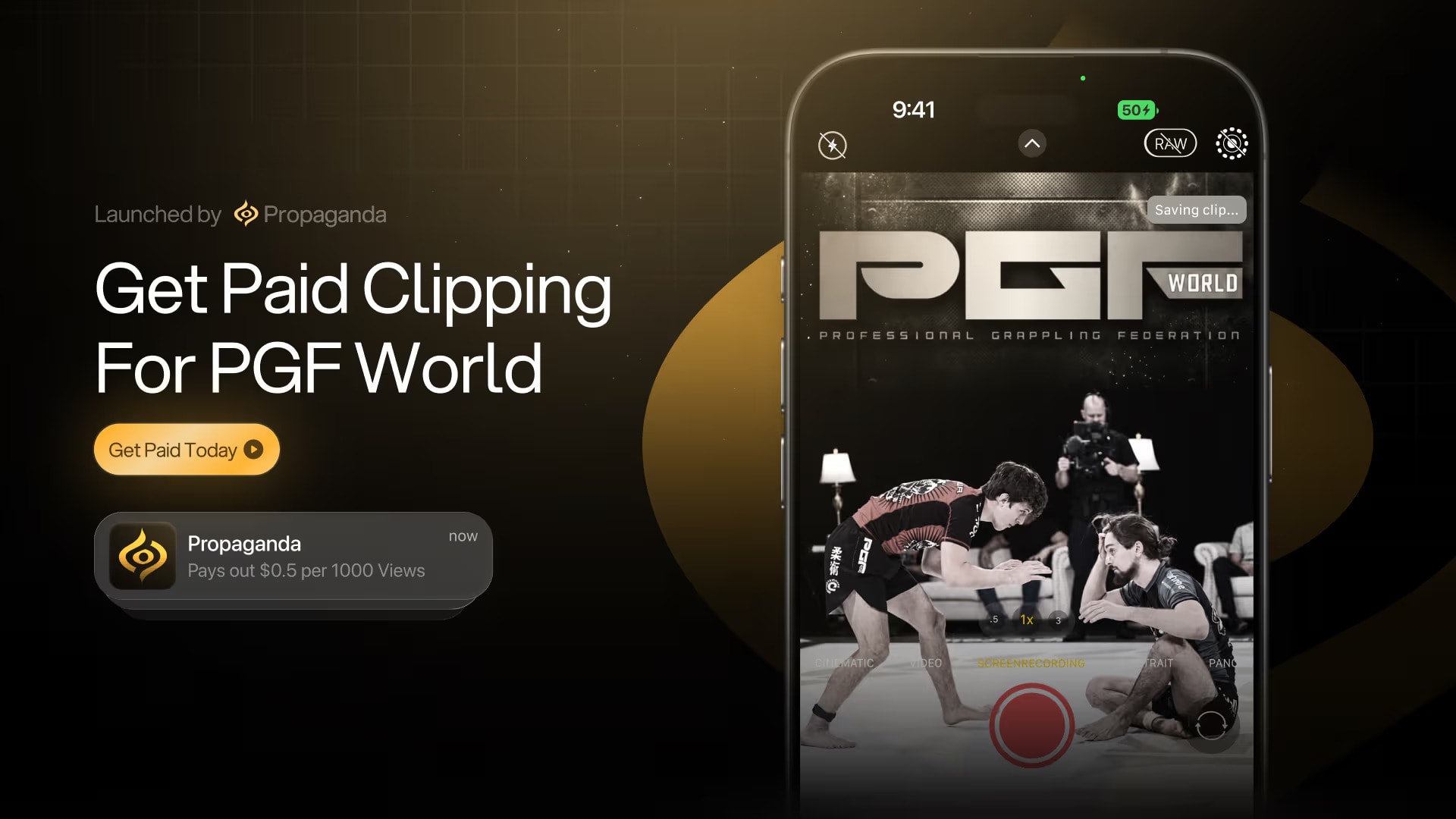 PGF Clipping | $5K Budget | $0.70 CPM