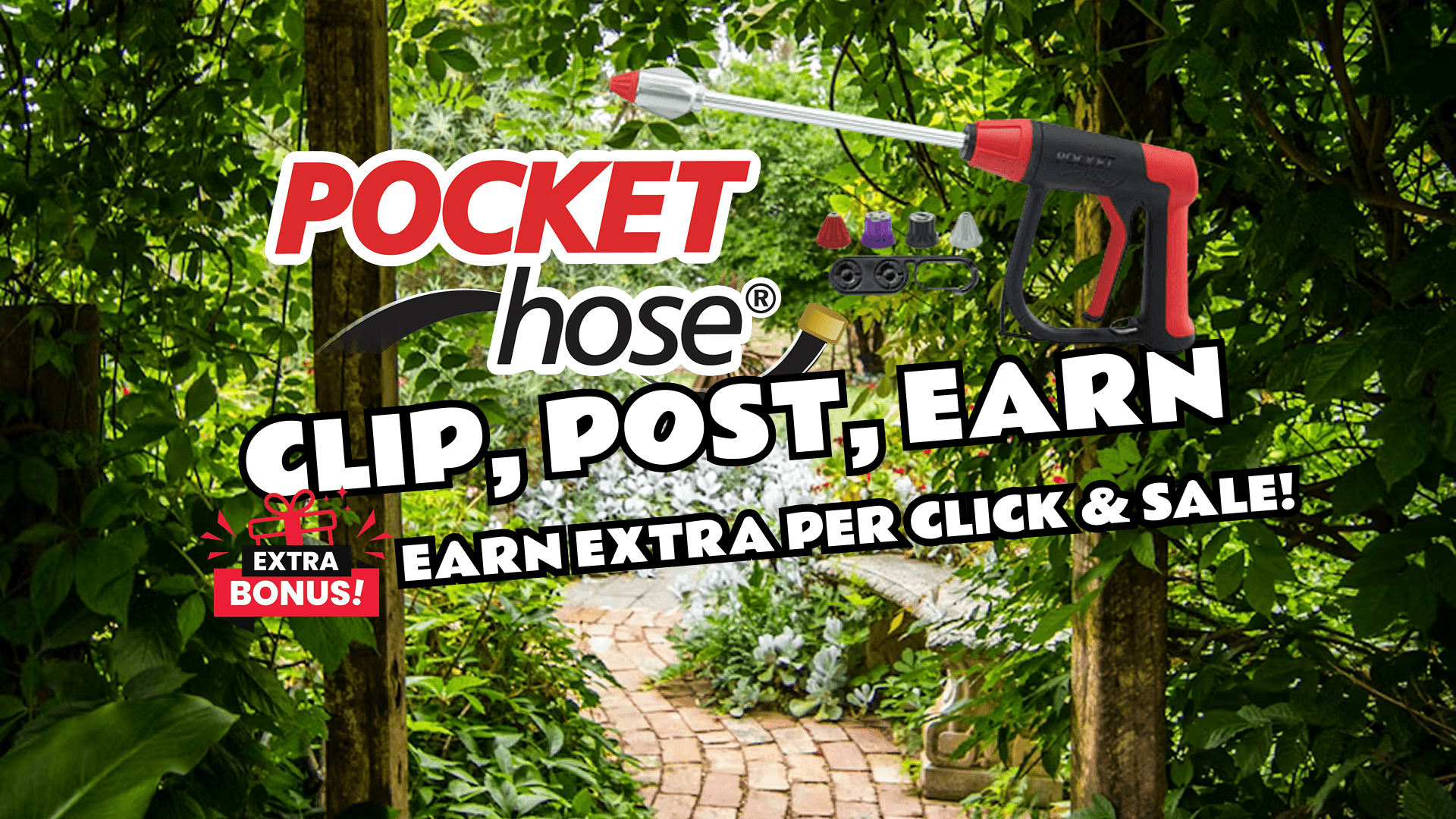 Pockethose Arrow Clipping (earn CPM+CPC)
