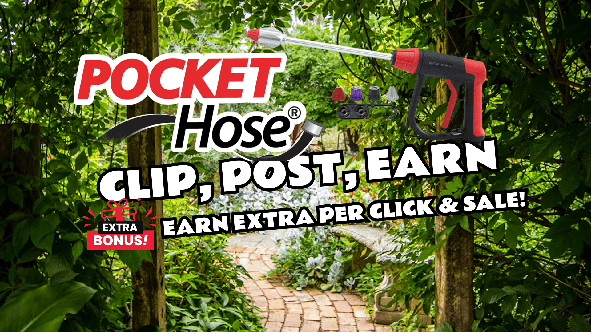 Pockethose Arrow Clipping (earn CPM+CPC)