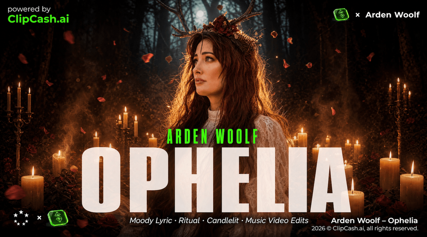 Arden Woolf - Ophelia | Midsummer/Candlelit/Ritual/Lyric Edits