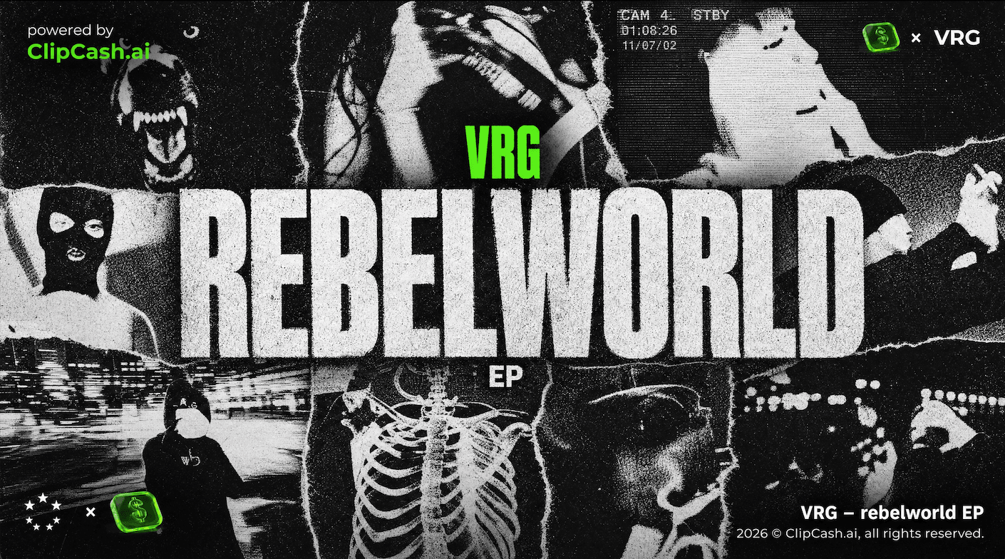 VRG - rebelworld EP | Soccer/Anime/Sports/TV/Film/DJ+Live Person