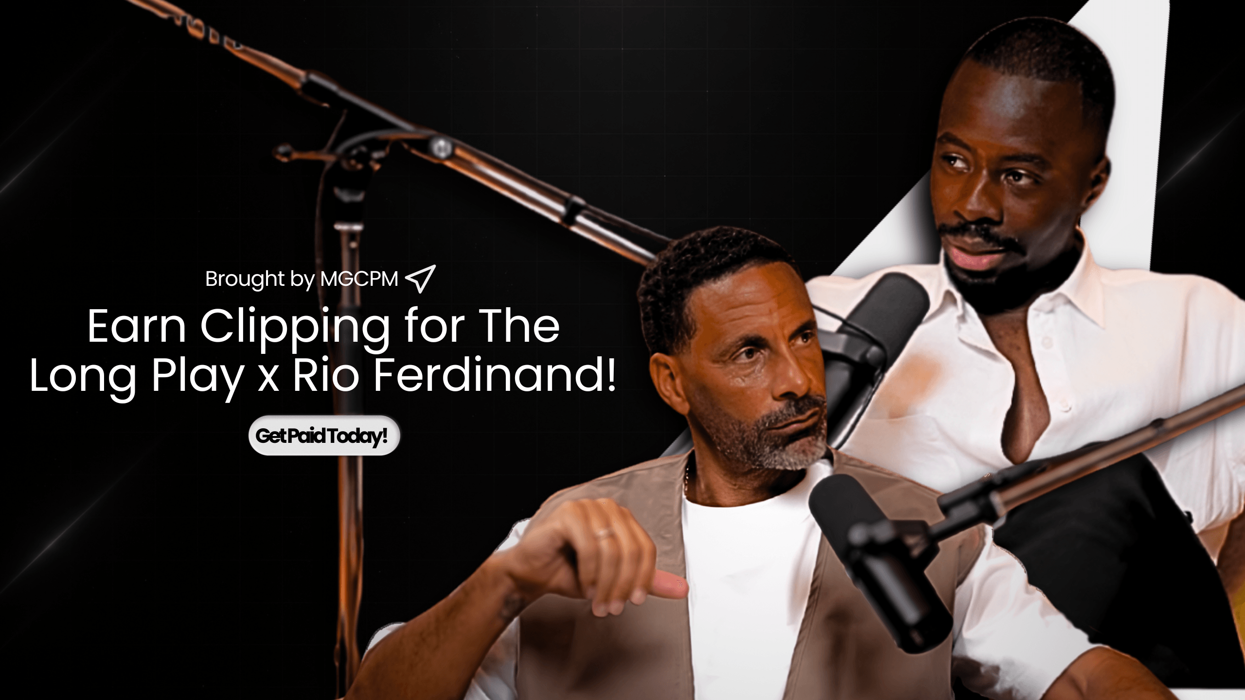 The Long Play x Rio Ferdinand Clips - $0.80 per 1000 views!