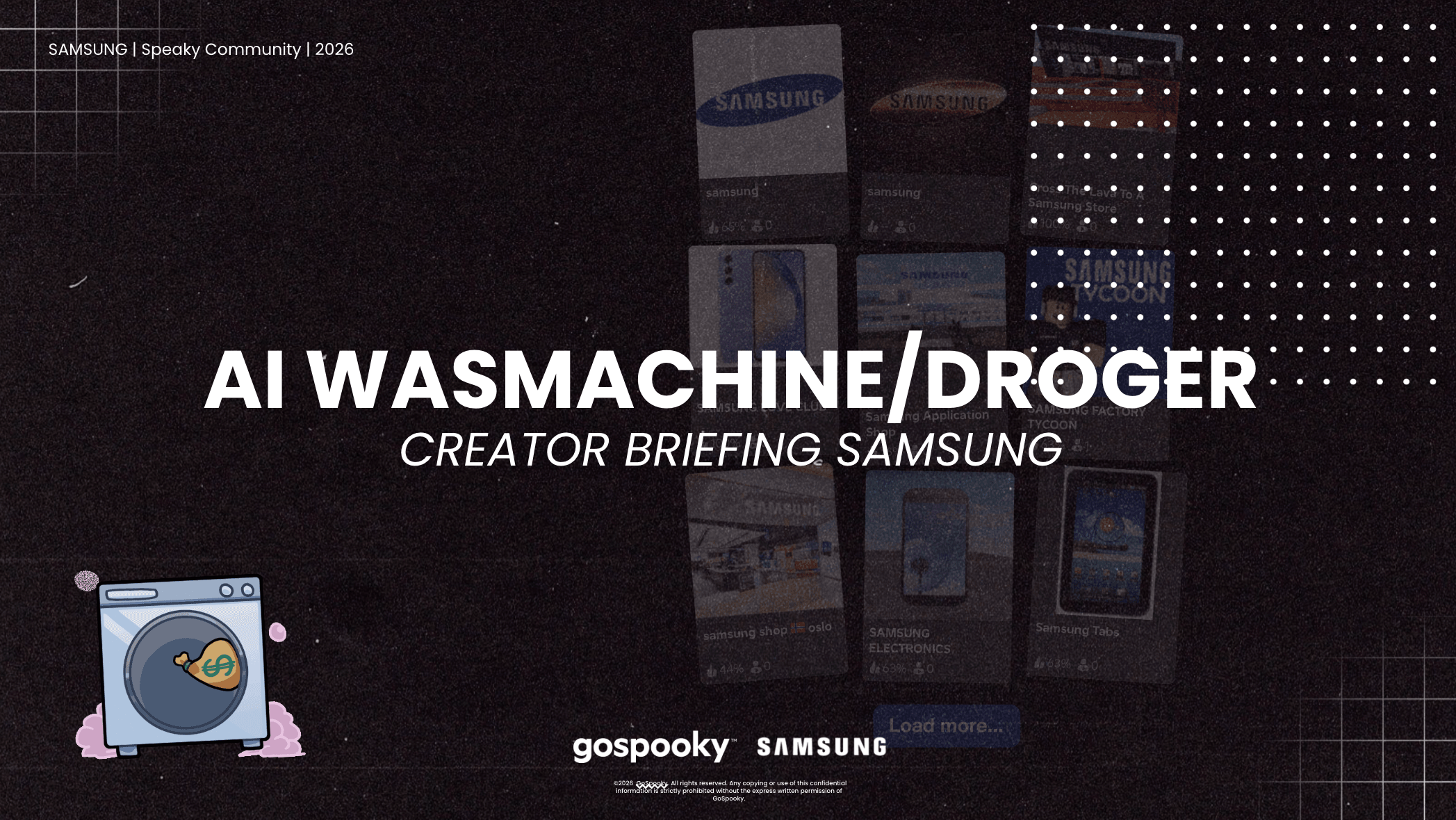SAMSUNG AI WASMACHINE/DROGER - €4 per 1.000 views en €4,50 flat fee