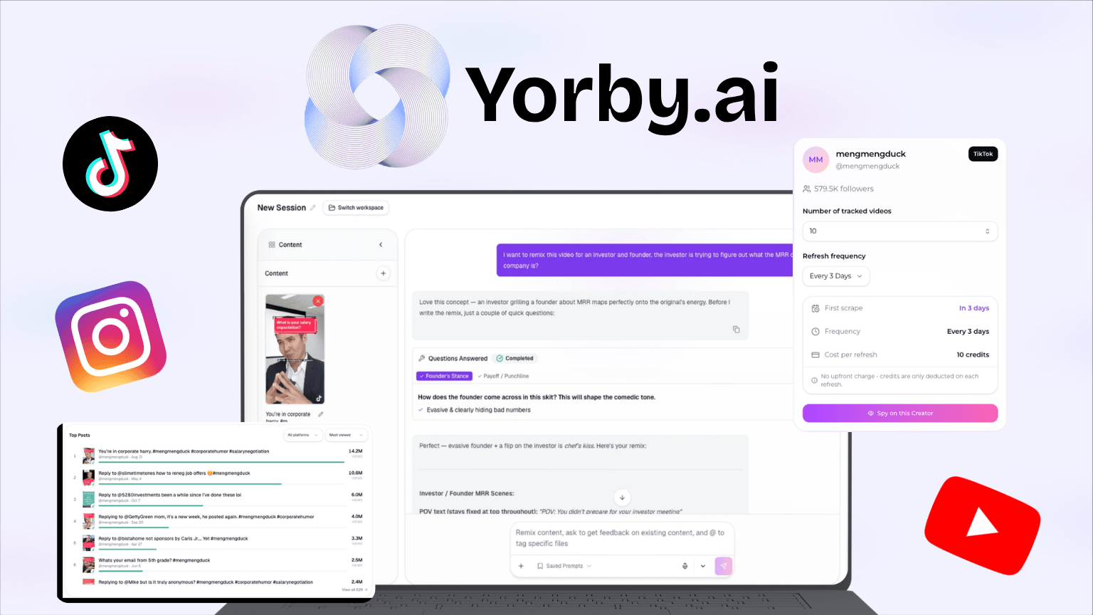 Yorby AI UGC Clipping