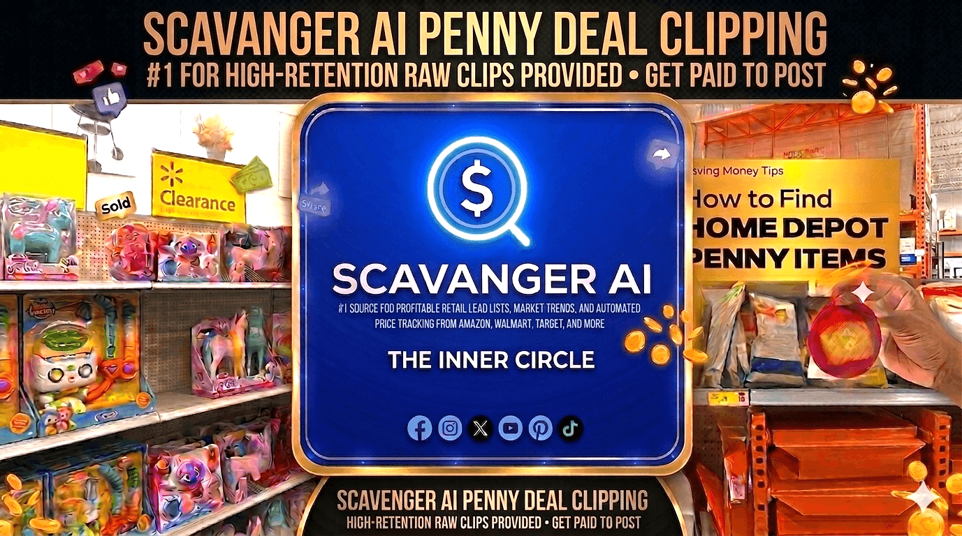 SCAVANGER AI PENNY DEAL CLIPPING (EASY MODE)