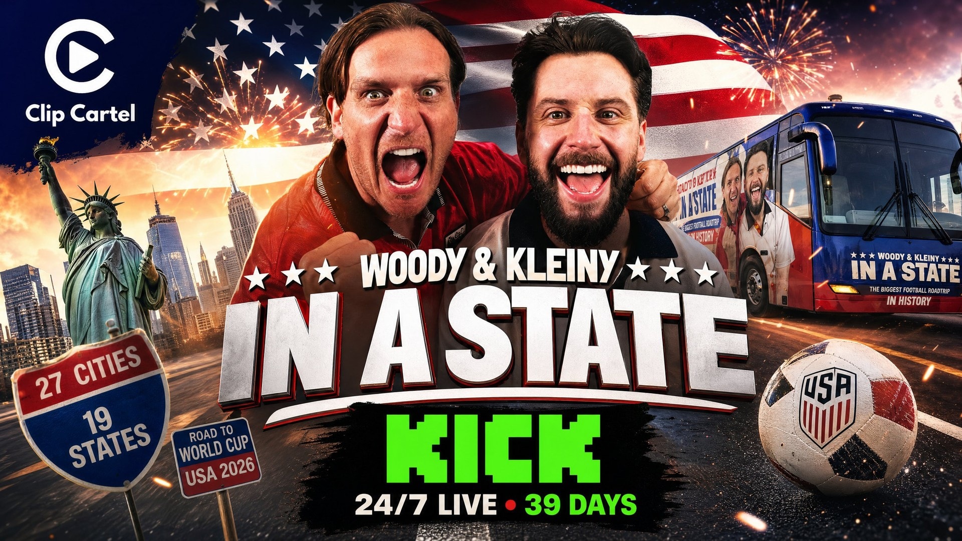Woody & Kleiny — In A State: World Cup Tour [Live Stream Clipping]