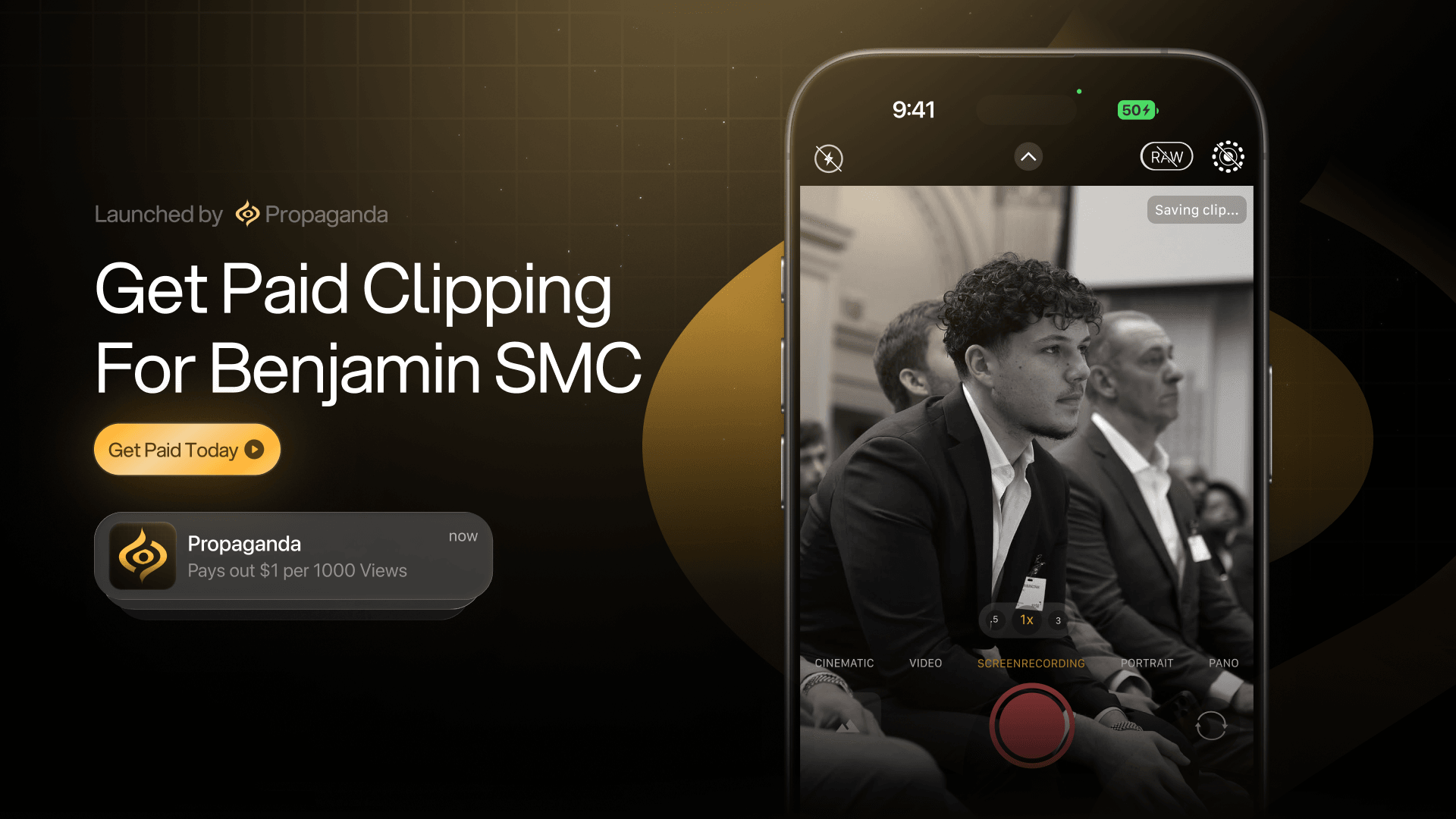 Benjamin SMC Clipping | $8.4k Budget | $1.5 CPM