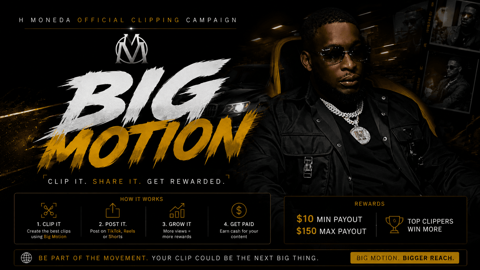 H Moneda - Big Motion Clipping Campaign