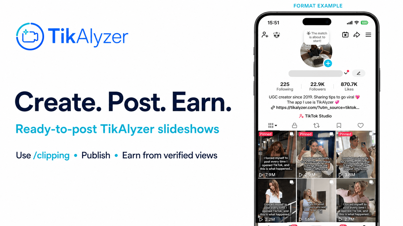 TikAlyzer Slideshow Campaign