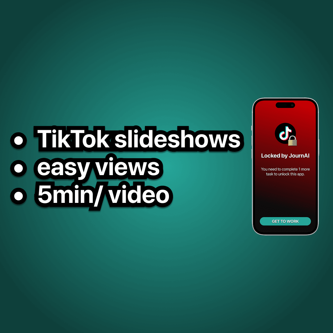 TikTok Slideshows│JournAI App
