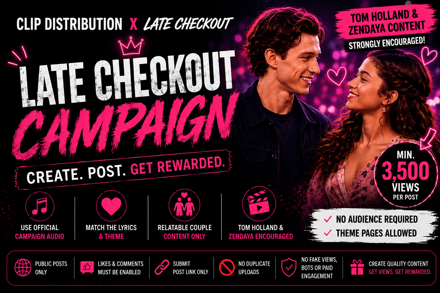 Late Checkout Music campaign 2