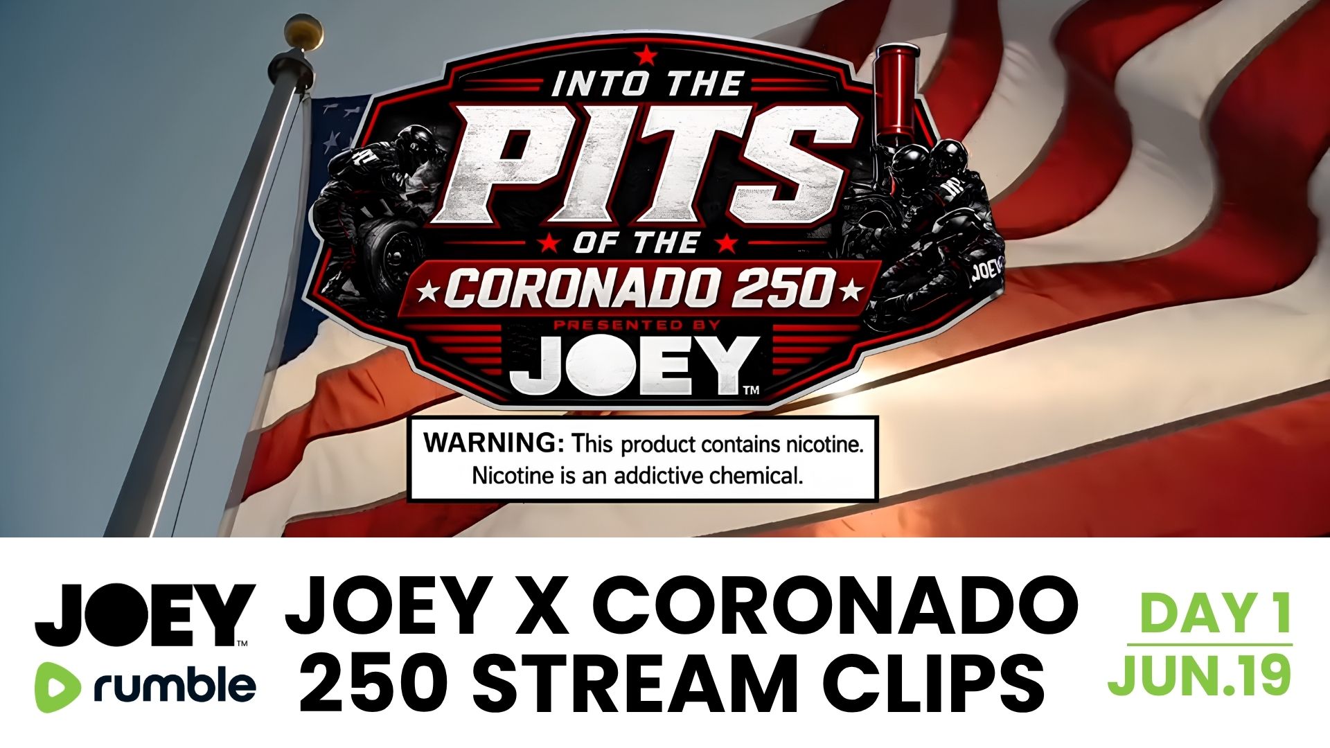 JOEY x Coronado 250 | Day 1 Livestream (June 19)