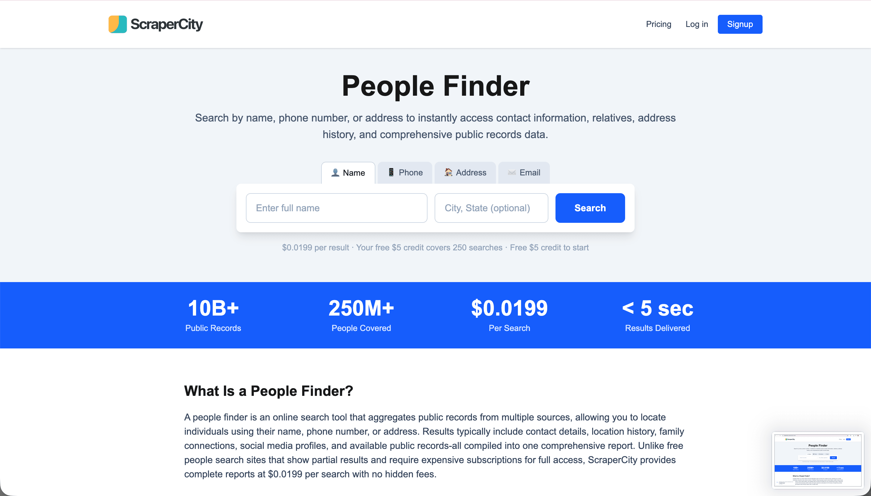 ScraperCity People Finder