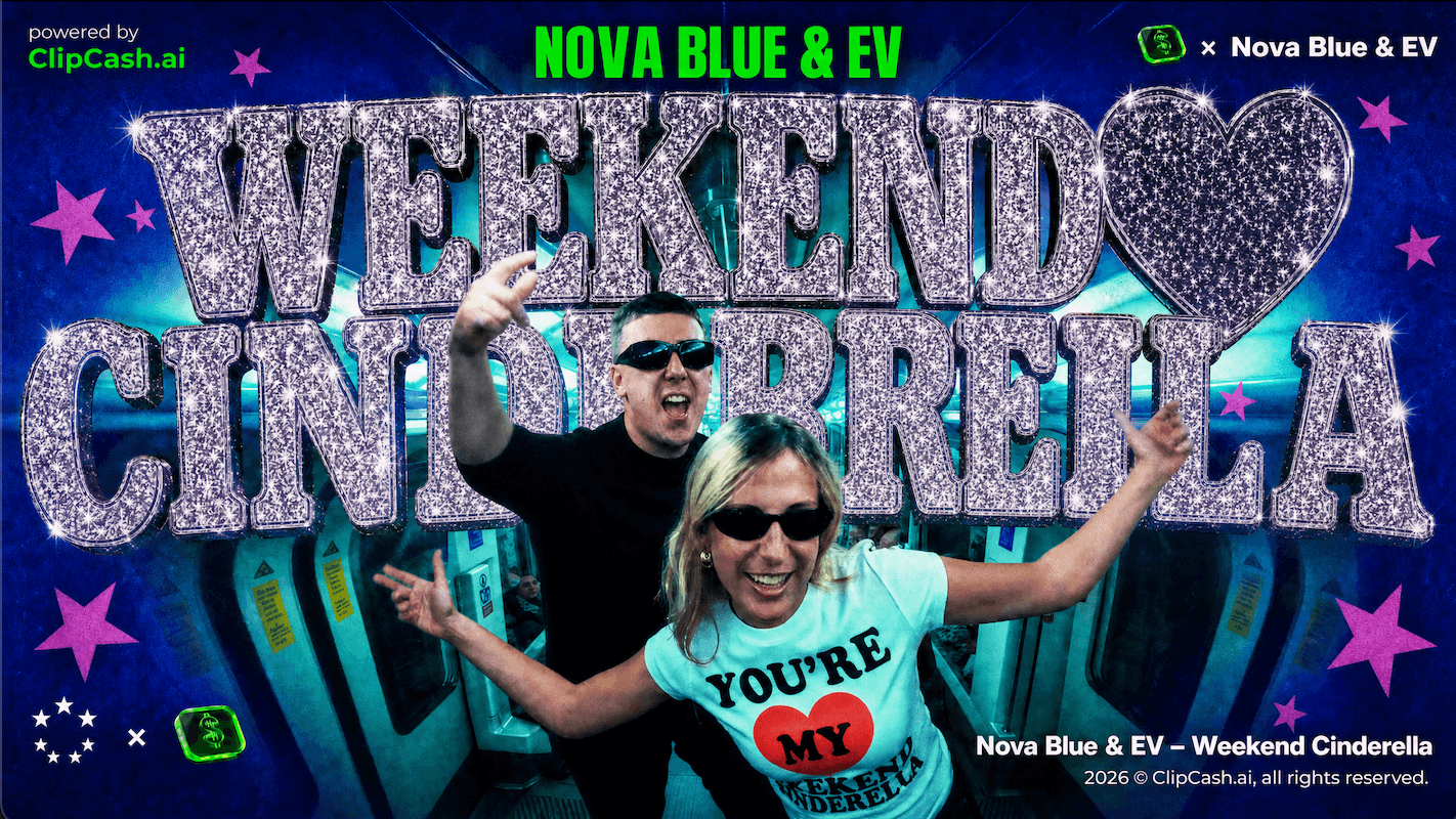 Nova Blue & EV - Weekend Cinderella | Lyric/Gaming/Movie/Gym/Anime/Car/Cortisol Edits