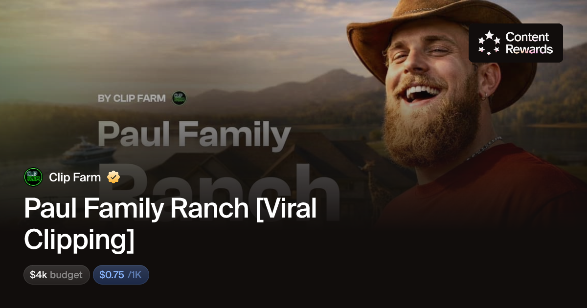 Paul Family Ranch [Viral Clipping] by Clip Farm | Content Rewards